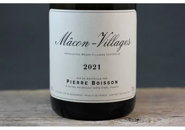 2021 Pierre Boisson Mâcon Villages Blanc - 2021 - 750ml - Burgundy - Chardonnay - France