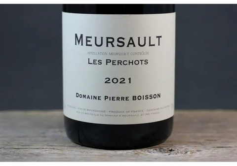 2021 Pierre Boisson Meursault Les Perchots - $100-$200 750ml Burgundy Chardonnay