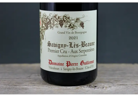 2021 Pierre Guillemot Savigny Les Beaune 1er Cru Aux Serpentières - $60-$100 750ml Burgundy France