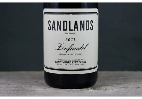2021 Sandlands Lodi Zinfandel - $40-$60 750ml California