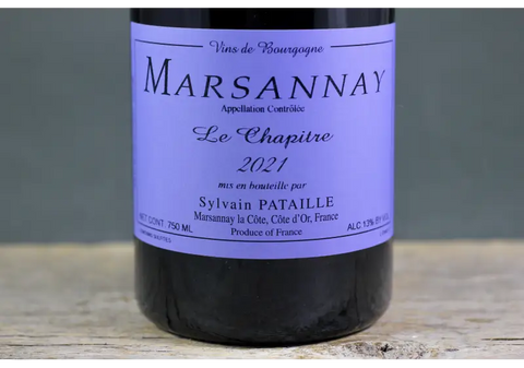 2021 Sylvain Pataille Marsannay Le Chapitre - $100-$200 750ml Burgundy France