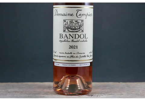 2021 Tempier Bandol Rosé - $40-$60 750ml France