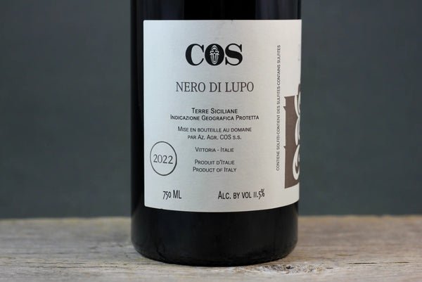 2022 COS Nero di Lupo - 2022 - 750ml - Italy - Nero d’Avola - Price: $20