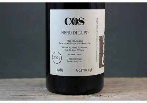 2022 COS Nero di Lupo - 750ml Italy d’Avola Red