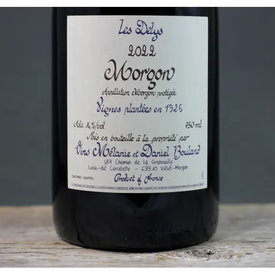 2022 Daniel Bouland Morgon Les Delys Vieilles Vignes - $40-$60 - 2022 - 750ml - Beaujolais - France