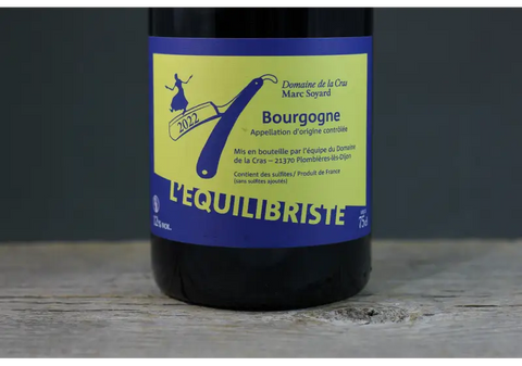 2022 Domaine de la Cras L’Equilibriste Bourgogne Rouge (Marc Soyard) - $40-$60 750ml Burgundy