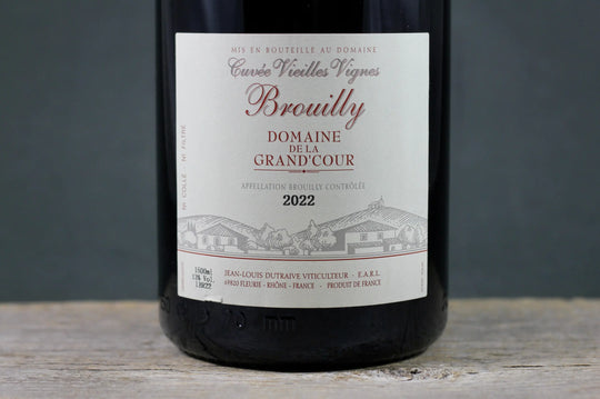 2022 Dutraive Brouilly Cuvée Vieilles Vignes 1.5L (Domaine de la Grand Cour)