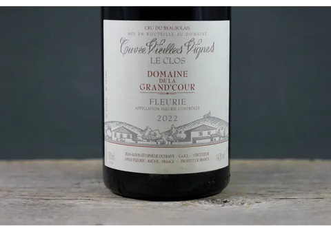 2022 Dutraive Fleurie ’Le Clos’ Cuvée Vieilles Vignes - $40 - $60 750ml Beaujolais