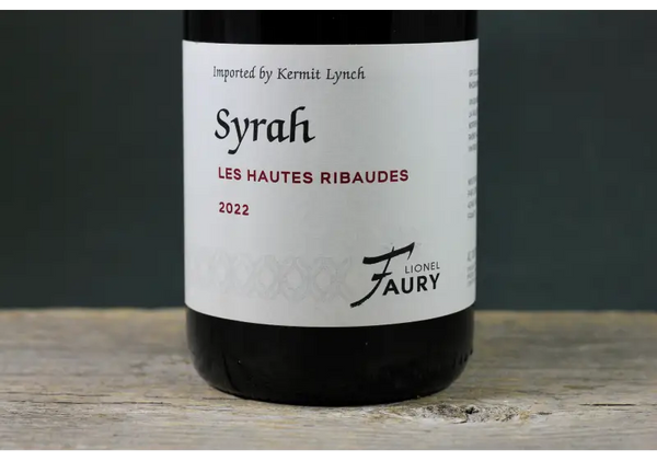 2022 Faury Les Hautes Ribaudes Syrah - 2022 - 750ml - France - Northern Rhone - Price: $20