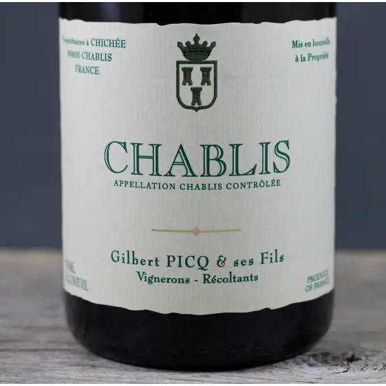 2022 Gilbert Picq Chablis - 2022 - 750ml - Burgundy - Chablis - Chardonnay