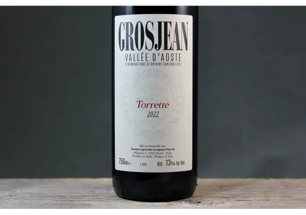 2022 Grosjean Torrette Valle d’Aosta - 2022 - 750ml - Italy - Price: $20 - Red