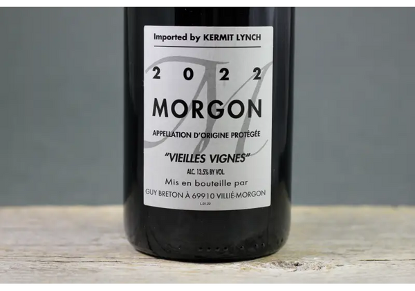 2022 Guy Breton Morgon Vieilles Vignes - $40-$60 - 2022 - 750ml - Beaujolais - France