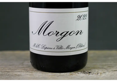 2022 Lapierre Morgon (N) - $40 - $60 750ml Beaujolais France