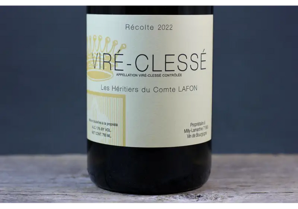 2022 Les Héritiers du Comte Lafon Viré - Clessé - $40 - $60 750ml Burgundy Chardonnay