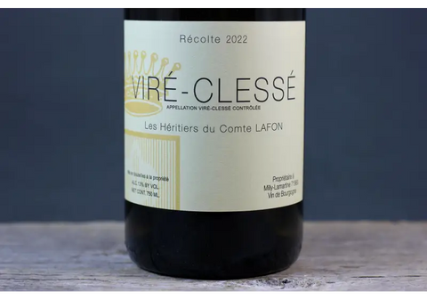 2022 Les Héritiers du Comte Lafon Viré-Clessé - $40-$60 750ml Burgundy Chardonnay