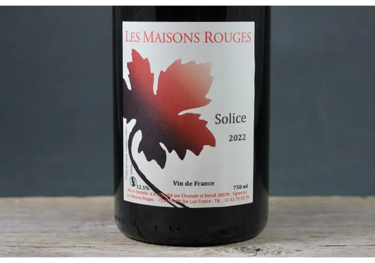 2022 Les Maison Rouges Solice Pineau d'Aunis VDF