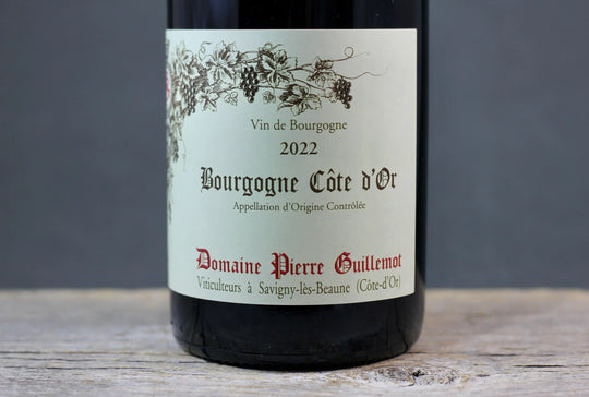 2022 Pierre Guillemot Bourgogne Côte d'Or Rouge
