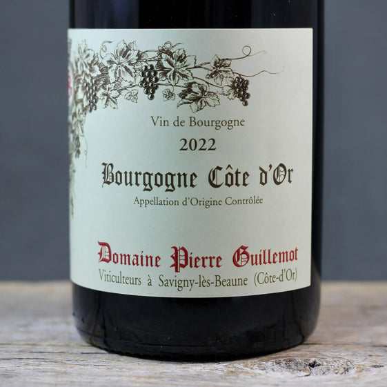 2022 Pierre Guillemot Bourgogne Côte d’Or Rouge - 2022 - 750ml - Bourgogne - Burgundy - France