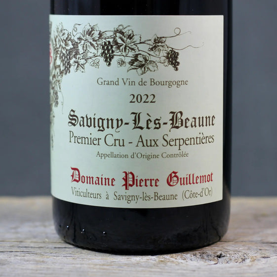 2022 Pierre Guillemot Savigny Les Beaune 1er Cru Aux Serpentières - $60-$100 - 2022 - 750ml - Burgundy - France