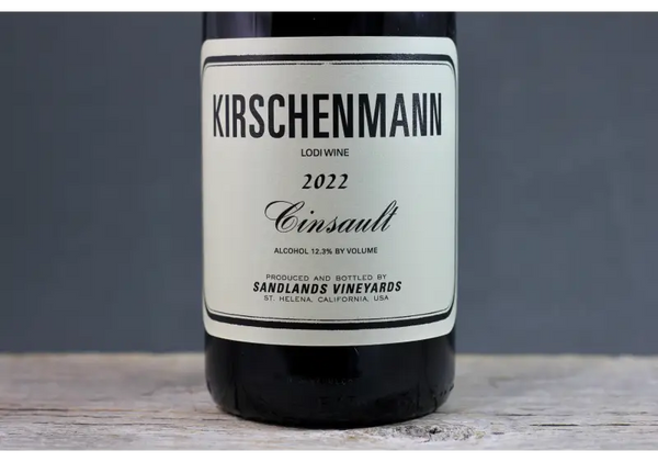 2022 Sandlands Kirschenmann Cinsault - $40-$60 - 2022 - 750ml - California - Cinsault