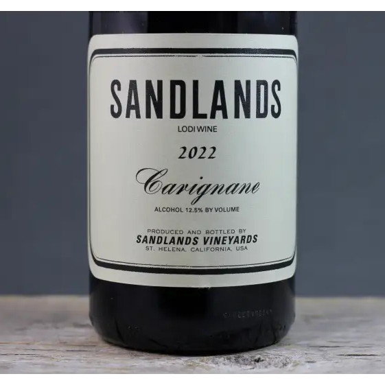 2022 Sandlands Lodi Carignane - $40-$60 - 2022 - 750ml - California - Carignan