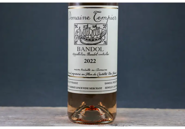 2022 Tempier Bandol Rosé - $40-$60 - 2022 - 750ml - Bandol - France
