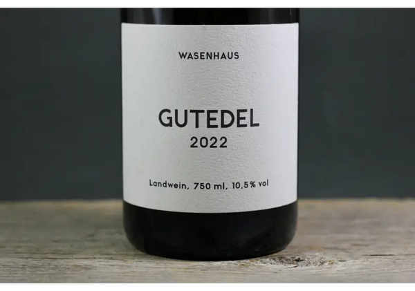 2022 Wasenhaus Gutedel Chasselas - 2022 - 750ml - Baden - Chasselas - Germany