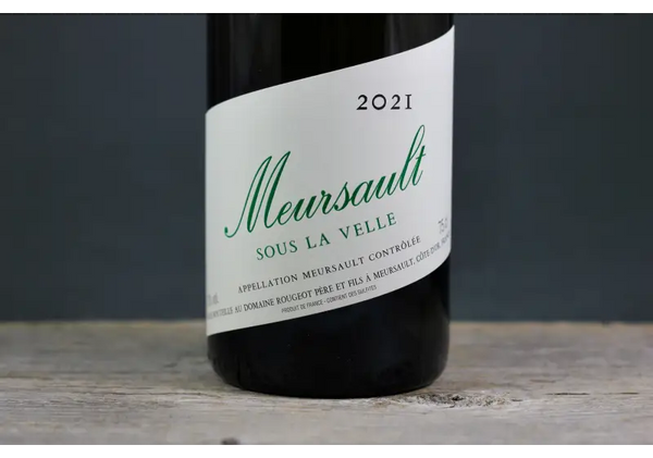 2021 Domaine Rougeot Meursault Sous la Velle Sans Soufre - $100-$200 750ml Burgundy Chardonnay