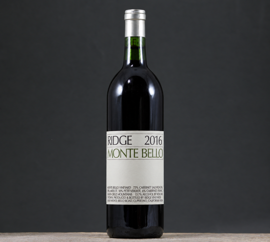 2016 Ridge Vineyards Monte Bello