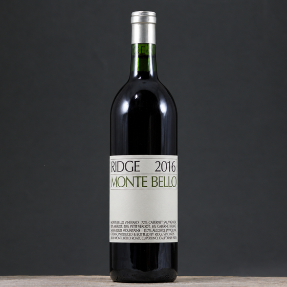 2016 Ridge Vineyards Monte Bello