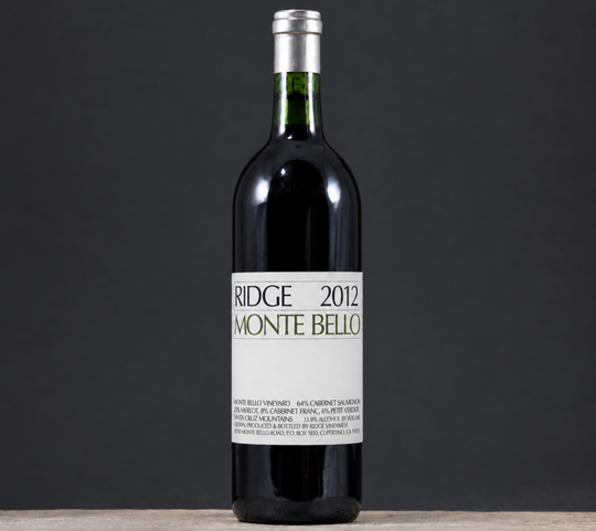 2012 Ridge Vineyards Monte Bello