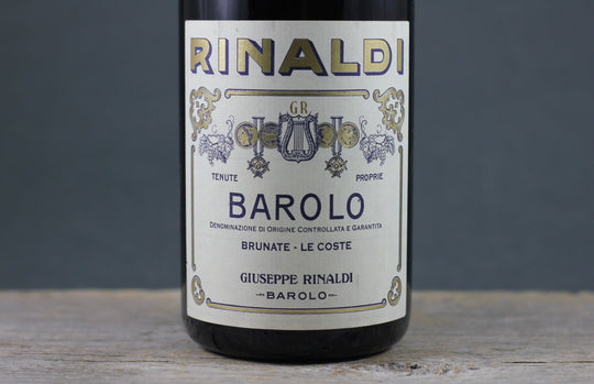 1996 Giuseppe Rinaldi Barolo Brunate - Le Coste