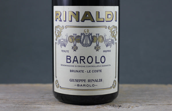 1996 Giuseppe Rinaldi Barolo Brunate - Le Coste