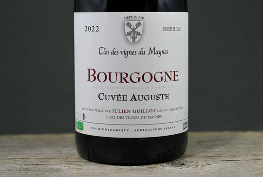 2022 Clos des Vignes du Maynes Cuvée Auguste (Julien Guillot)