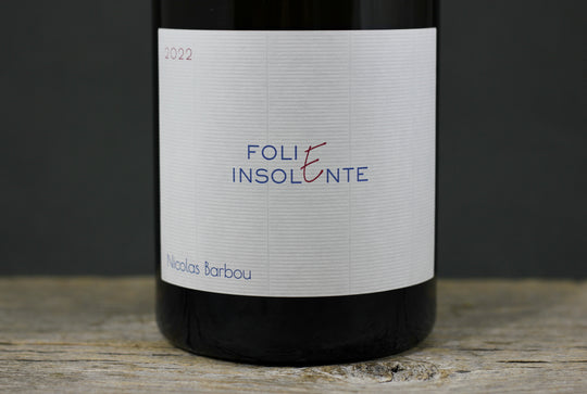 2022 Nicolas Barbou Folie Insolente