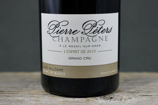 2019 Pierre Peters l'Esprit de 2019 Grand Cru Blanc de Blancs Brut Champagne