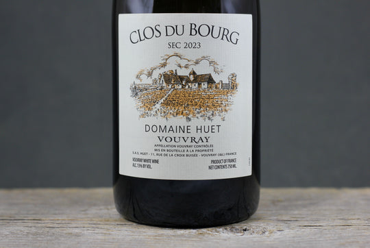 2023 Huet Vouvray Clos du Bourg Sec