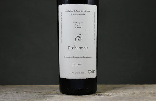 2020 Fabio Gea Barbaresco Notu Seguiva le Gocce d’Acqua