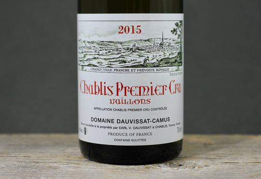 2015 Dauvissat-Camus Chablis 1er Cru Vaillons (Vincent Dauvissat)