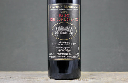 2019 Le Ragnaie Passo del Lume Spento Brunello di Montalcino