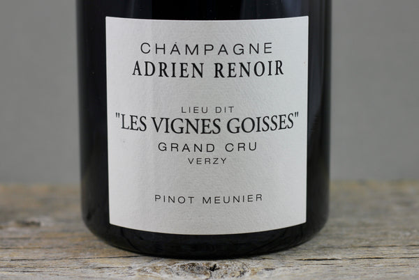 2019 Adrien Renoir Les Vignes Goisses Verzy Grand Cru Blanc de Noirs Extra Brut Champagne