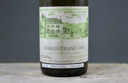 1992 Billaud-Simon Chablis Les Clos