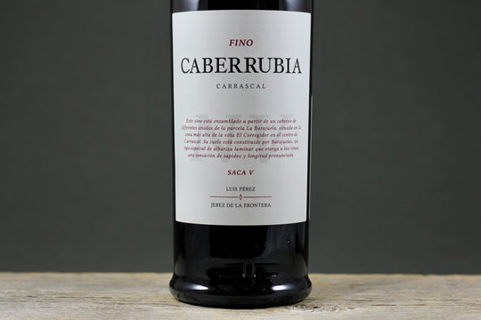 Luis Perez Caberrubia Carrascal Fino Sherry Saca V