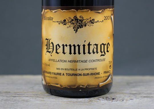 2001 Bernard Faurie Hermitage