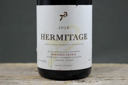 2016 Bernard Faurie Hermitage Bessards (Red capsule)