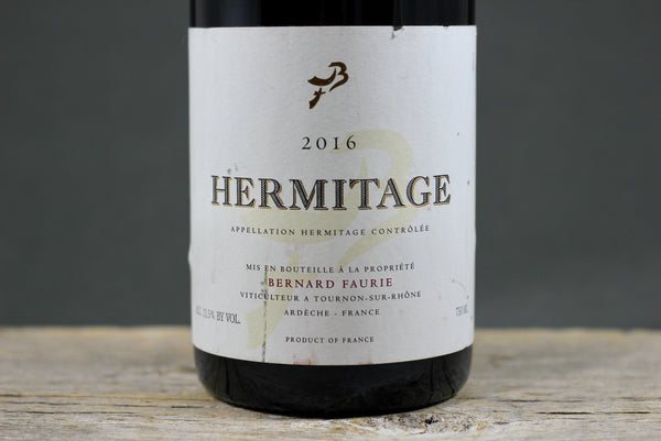 2016 Bernard Faurie Hermitage Bessards (Red capsule)