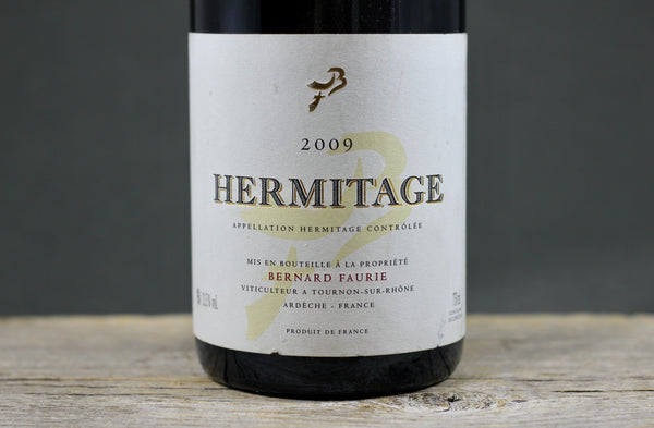 2009 Bernard Faurie Hermitage Gréffieux-Bessards (Cream capsule)