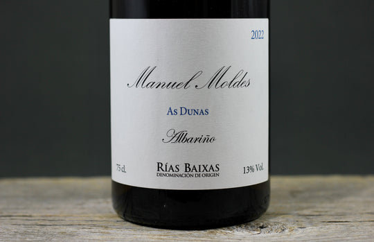 2022 Manuel Moldes As Dunas Rias Baixas Albariño