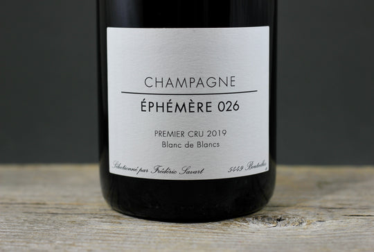 2019 Champagne Dremont Pere & Fils Cuvée Ephemere 026 Premier Cru Blanc de Blancs Extra Brut Champagne (Frederic Savart)