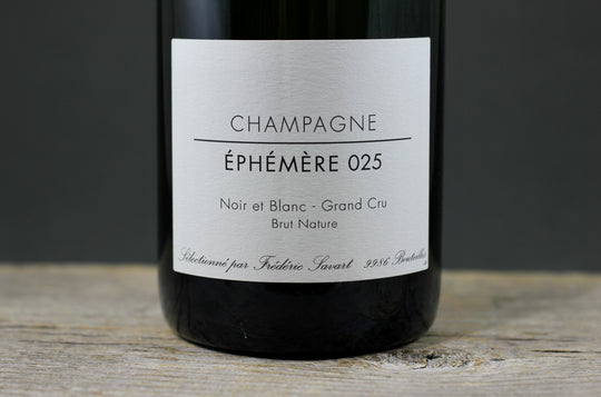 2018 Champagne Dremont Pere & Fils Cuvée Ephemere 025 Grand Cru Brut Nature Champagne (Frederic Savart)